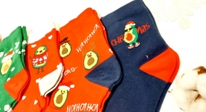 НОСКИ жен. Turkan НОВЫЙ ГОД(средняя голень)
