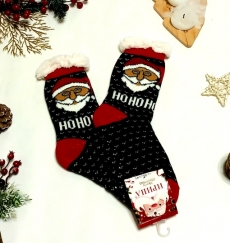 НОСКИ жен.НОВЫЙ ГОД(флис)