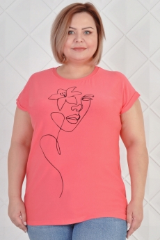 ФУТБОЛКА жен. 3607 Калинка(вискоза)