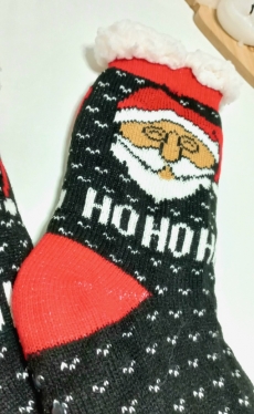 НОСКИ жен.НОВЫЙ ГОД(флис)